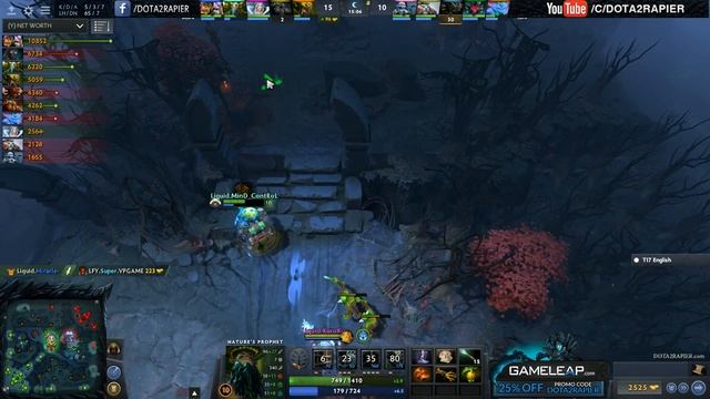 MinD_ContRoL [Nature Prophet] BEST Treants BLOCK LIQUID vs LFY Dota 2 смотреть онлайн