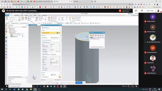Siemens NX 12 Basic Tutorial for Beginnners   Part 2 of 5