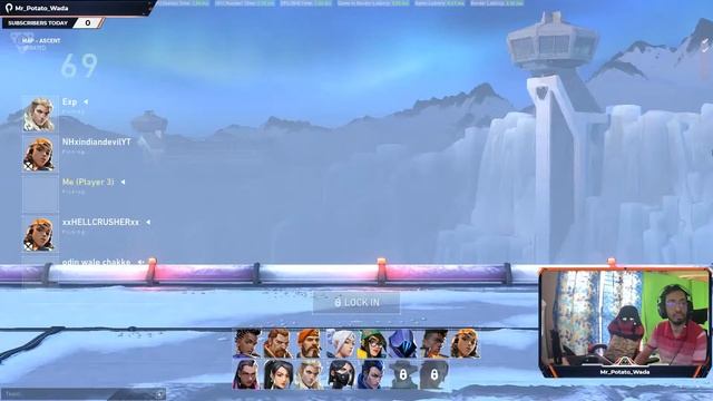 GiveAway Annoucement - Check Description for Details. Valorant Noob Gameplay! Mr Potato Wada смотреть онлайн