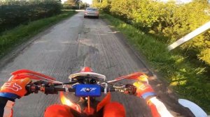 Покатушки на питбайке Apollo 150