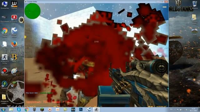 Я Тащю против стада на зомби сервер Восставшие из Могил.