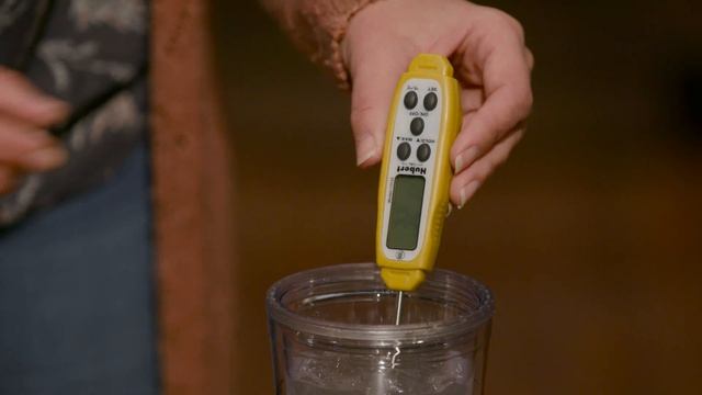 Calibrating the Hubert Brand Digital Thermometer Using a Glass of Crushed Ice Water