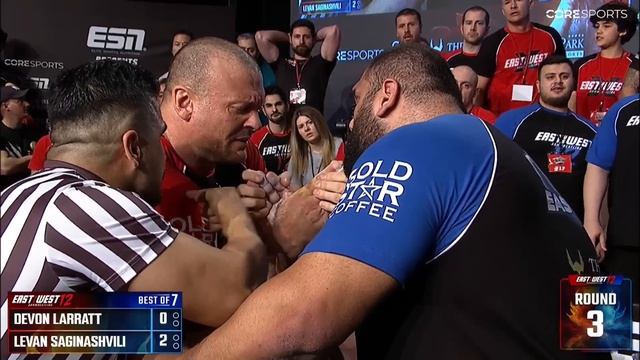 DEVON LARRATT vs LEVAN SAGİNASHVİLİ - EAST VS WEST 12, World Title Match official video