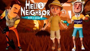 Настя играет в ПРИВЕТ СОСЕД - ПРЯТКИ \ Hello Neighbor: Hide and Seek #1