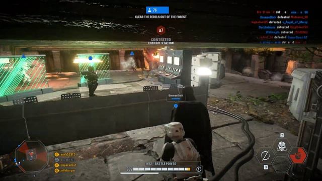 Star Wars Battlefront 2: (No Commentary) Galactic Assault Gameplay and Darth Vader Killstreak. смотреть онлайн