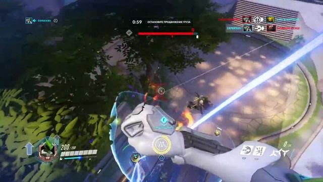 Overwatch играю в режим низкая гравитация смотреть онлайн