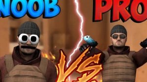 Я нуб играю в standoff 2 как играют нубы  VS про