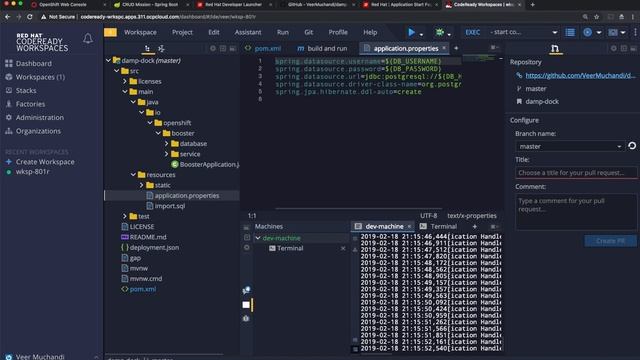Edit & test the app code in Red Hat CodeReady Workspaces (Part 3)