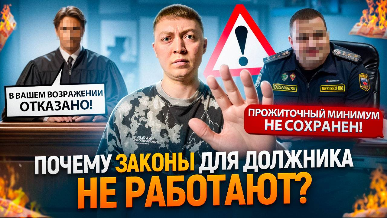 Почему законы для должника не работают. Как защититься в суде или у пристава.