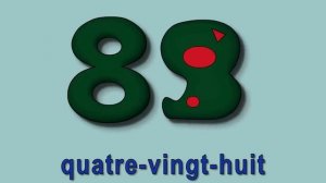 Les chiffres de 70 а 100 - French numbers