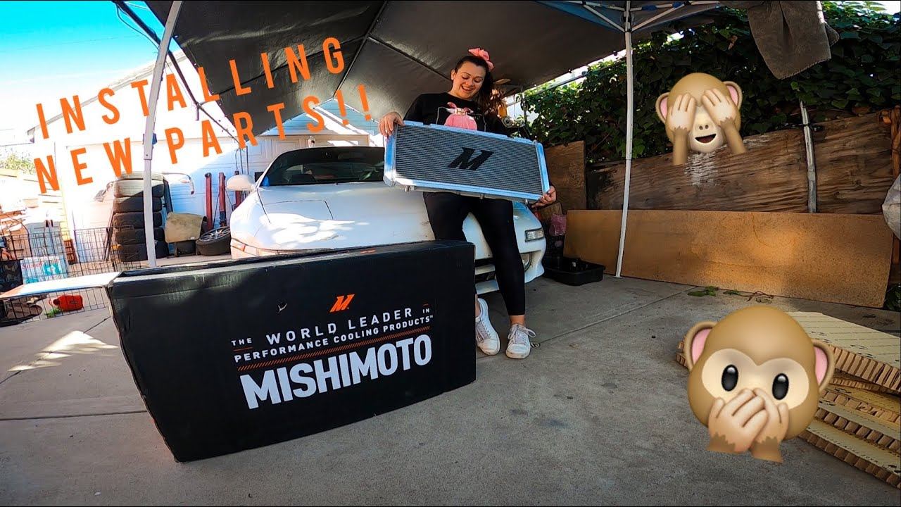 turbo mr2 gets new mishimoto radiator