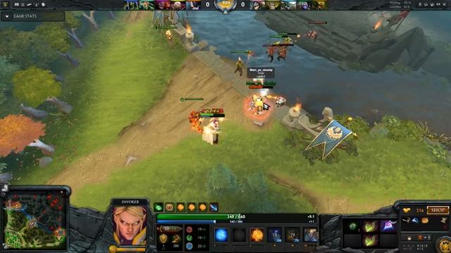 Dota 2 - Early game Quas+Exort Invoker Guide смотреть онлайн