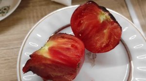 Дегустация томата сорта Mar Azul.