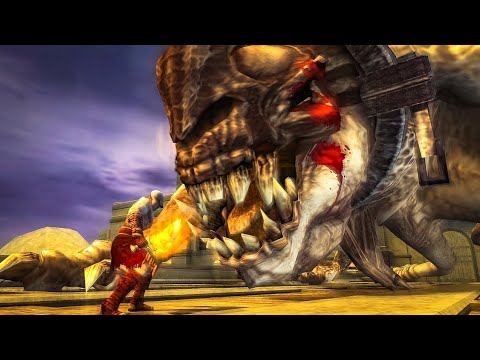 How Kills Basilisk • God of war Chains of Olympus (4K 60 fps Scene) смотреть онлайн