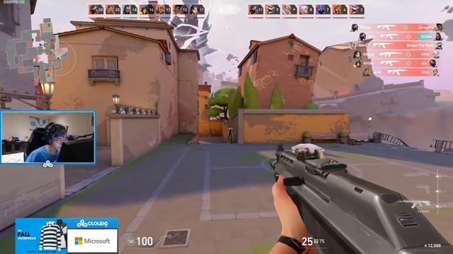 Valorant TenZ Playing Deathmatch with NO CROSSHAIR смотреть онлайн