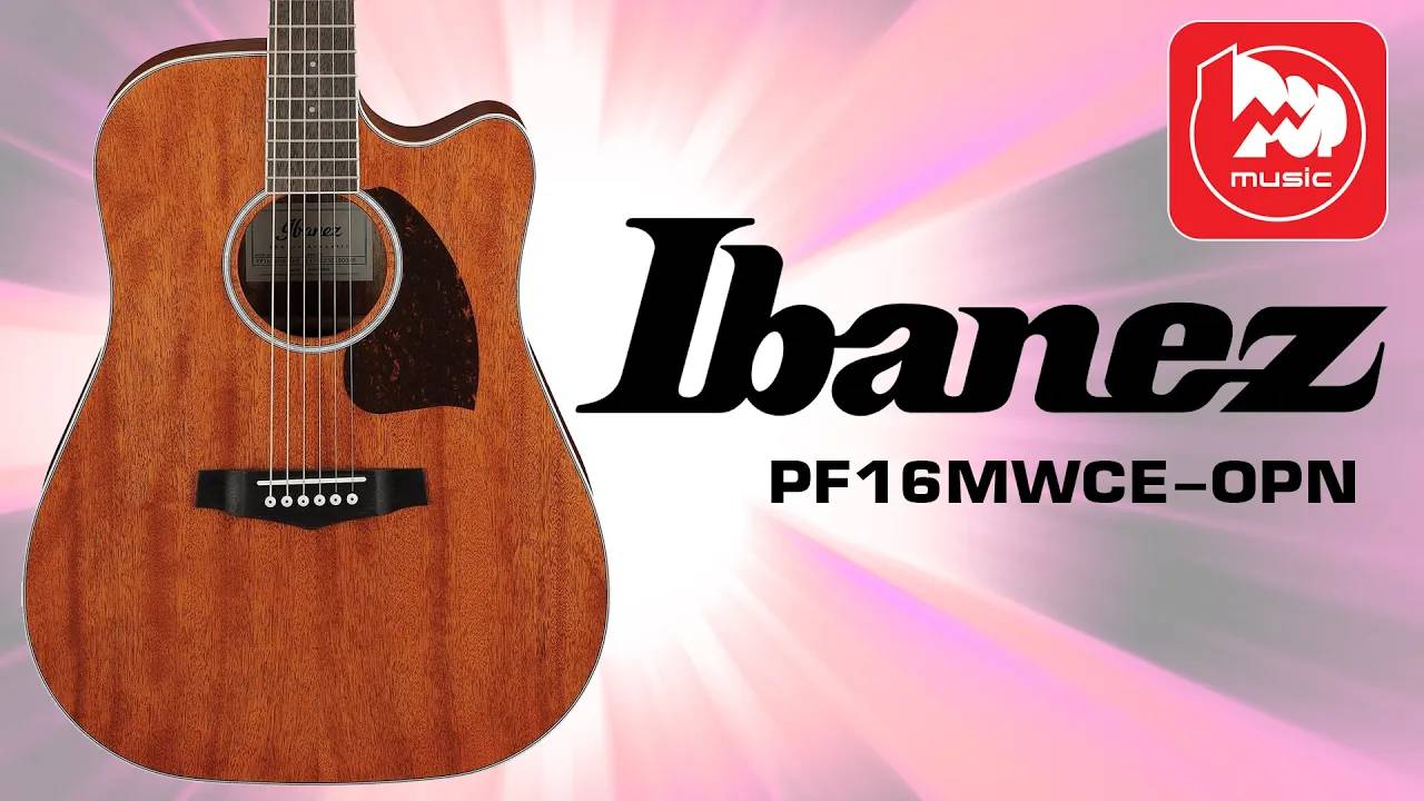 Электроакустическая гитара IBANEZ PF16MWCE-OPN || Дредноут IBANEZ по доступной цене