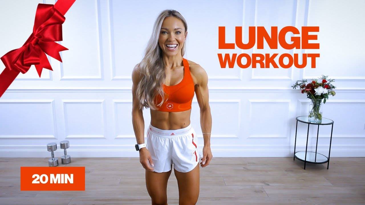 Caroline Girvan - Lots of Lunges 20 Minute Leg Workout | Dumbbells + Bodyweight