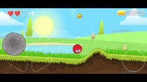 Как пройти 3 уровень в Red Ball 4 на локации"Зелёные холмы"