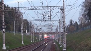 ЭП20-011 НА СКОРОСТИ 200 КМ/Ч С "НЕВСКИМ ЭКСПРЕССОМ"