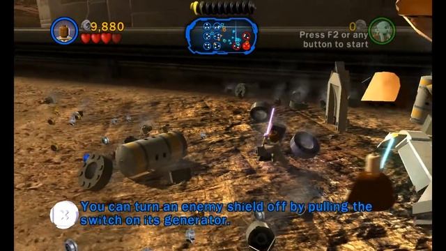 Lego Star Wars III : The Clone Wars, Walkthrough Part 2 : Count Dooku Chapter 1 смотреть онлайн