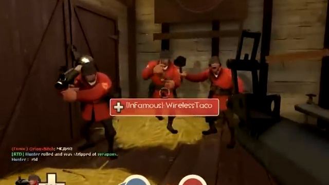 Team Fortress 2 random funny rush, pyro,demo, scout смотреть онлайн