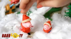 Свинка Пеппа Мультик из игрушек Свинка Пеппа и Джордж  спасли потерявшегося щенка Рея Peppa Pig Сер
