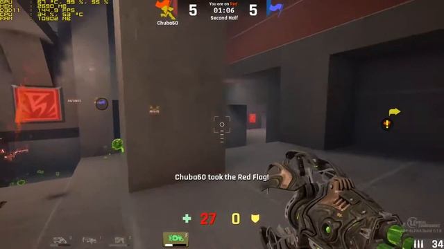 UNREAL Tournament Gameplay/benchmark!!! смотреть онлайн