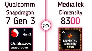Snapdragon 7 Gen 3 vs Dimensity 8300 | Compare Battle !