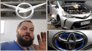 Гаражные темы. Сломался Приус. Меняю привод и термостат.