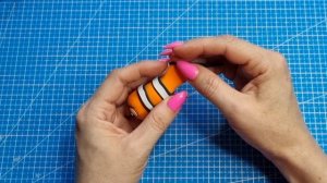 ✅️МОРСКИЕ ОБИТАТЕЛИ. ⭐️ ЛЕПИМ РЫБКУ КЛОУНА НЕМО из воздушного пластилина. 💫 #лепка #рыбка