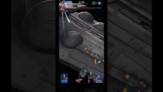 Defeating Interdictor-Class Star Destroyer: Starfighter Missions Gameplay смотреть онлайн