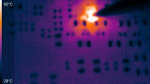 GTX 1050Ti Palit - Ремонт тепловизором