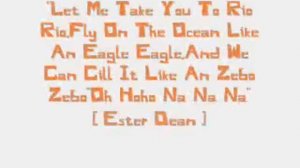 Let Me take You To Rio Ester Dean Feat Carlinhos Brown (Lyrics)