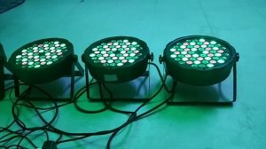 FLAT PAR LED to DMX 512 Basic connection tutorial by NADZSCOOT