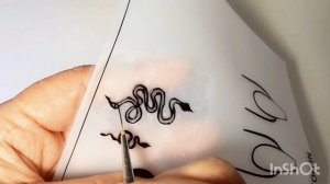 *643*Часть-1.Делаю шаблон Змеи,затем слайдер!Новогодний дизайн-2025 .Стемпинг и обьемная Змея !