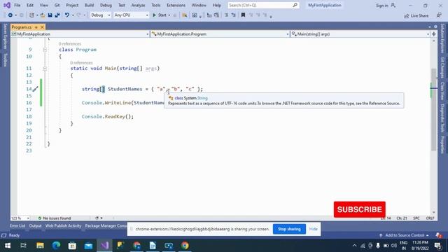 C# - Arrays | What is Array & foreach looping ? full Explanation | #ProgrammingStudio