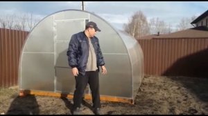 Отзыв #10 - О теплице "Заря Основа усиленная" 3х4 от компании АгроНовации