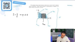На графике ниже представлена зависимость силы тока I в проводнике от времени t. Какой заряд - №
