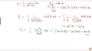 `int 1/ sqrt (a^2 + x^2) dx = log ( x + sqrt(x^2 + a^2)) + c`