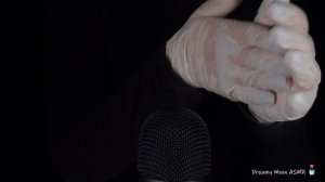 ASMR White Latex Gloves Hand Sounds (No Talking) / АСМР ЗВУКИ ПЕРЧАТОК