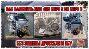 Как заменить 405 евро 2 на евро 3 без замены дросселя и ЭБУ