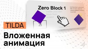 Фреймы в Зеро-блоке. Вложенная анимация в Тильде. Сложная анимация в Tilda ZERO block. SBS-анимация