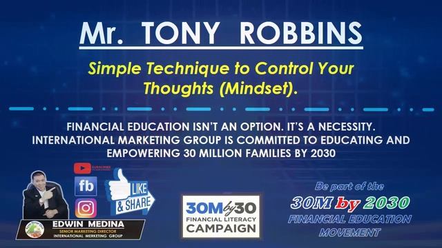 🔴 TONY ROBBINS - HOW A SIMPLE TECHNIQUE TO CONTROL YOUR THOUGHTS (MINDSET) смотреть онлайн