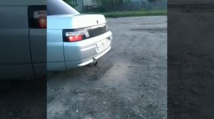 Выхлоп на ваз2110 (язык дракона)
