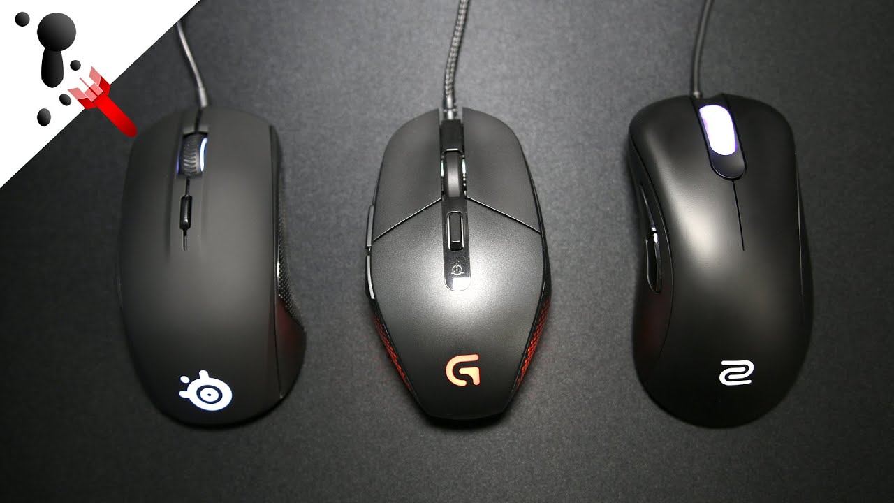 SS Rival 100 VS Logitech G303 VS Zowie EC2-A Comparison Review смотреть онлайн