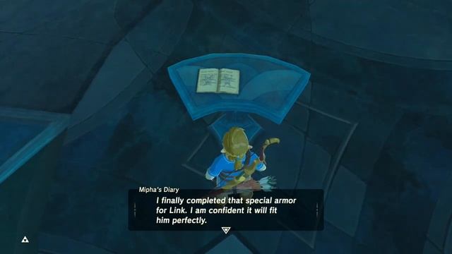 Zelda - Botw - Ledo's Luminous Stone Gathering side quest. (Link is reading Mipha's Dairy!) смотреть онлайн
