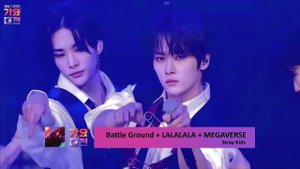 [2023 SBS 가요대전] Stray Kids - Battle Ground + LALALALA + MEGAVERSE [Live Performance]