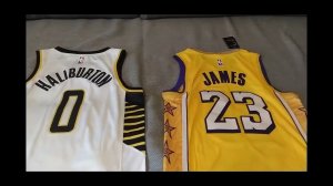 Мини-обзор майки НБА Найк Свингмэн горячего прессования. Hot Press Nike Swingman NBA Jersey Review