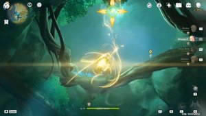 Genshin Impact ● Лесной странник. Скрытый, последний (9-ый) портал Сумеру и дендро монументы.