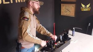 Чистка гладкоствольного ружья МР-43.